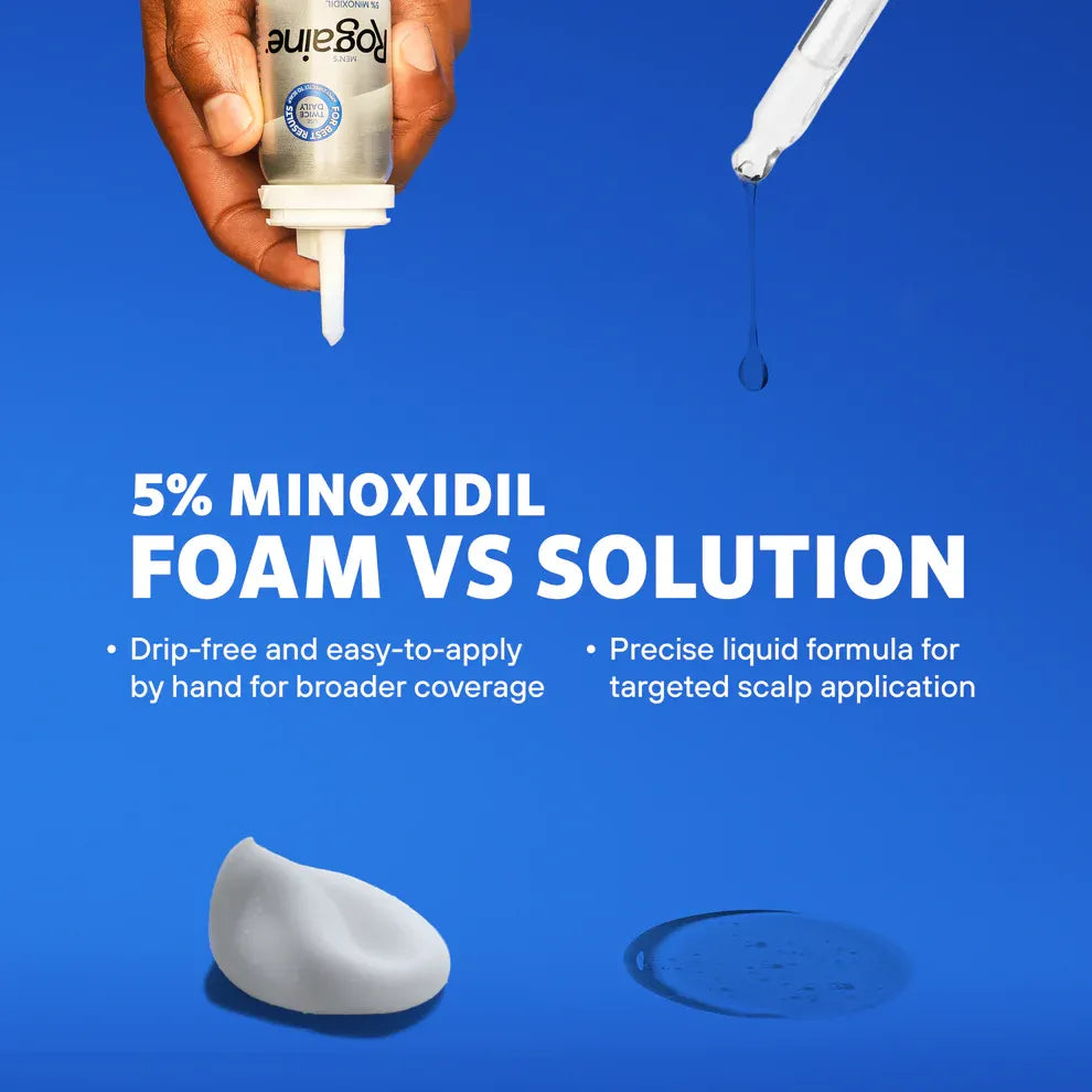 Men's ROGAINE® 5% Minoxidil Unscented Foam - 3-Month Supply